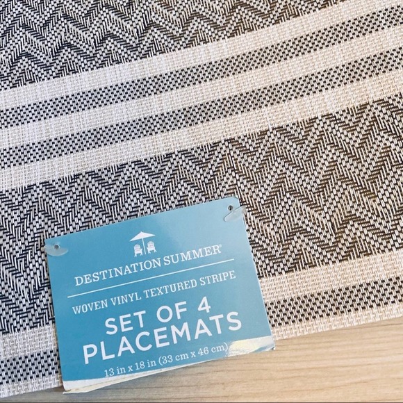 Destinations Summer Vinyl Placemats New - Picture 3 of 4